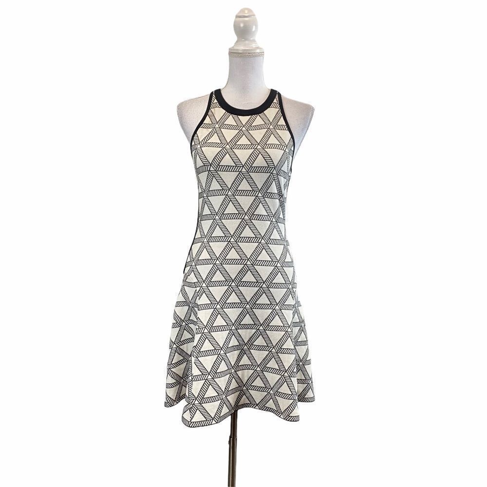 Small 1 State Diamond Sleeveless Fit Flare Dress